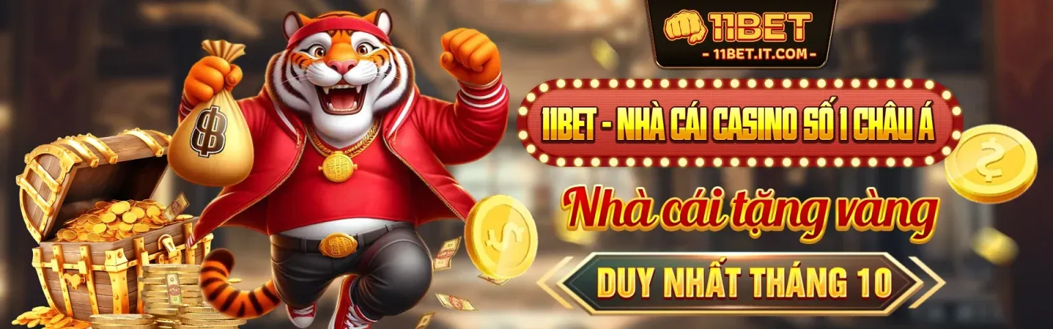 Banner khuyến mãi hấp dẫn với các ưu đãi chào mừng và chương trình VIP